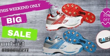 Cricket Shoes Sale For New Year Big Discount